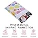 UCGOU Bubble Mailers 4x8 Inch Colorful Dot 50 Pack Poly Padded Envelopes Small Business Mailing Packaging Self Seal Waterproof Boutique Mail Shipping Bags for Jewelry Makeup Supplies #000