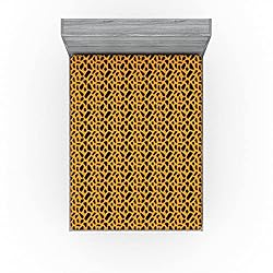 Ambesonne Abstract Fitted Sheet Set, Bicolour