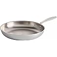 Tramontina 12-Inch Fry Pan Stainless Steel Tri-Ply Clad Gourmet, NSF-Certified, 80116/007DS