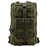 TTLIFE Backpack Fashionable 30L Multiple Colors Hiking Mountaineering Biking Outdoor Military Tactical Rucksack Trekking Bag for Traveling Hiking Army Green