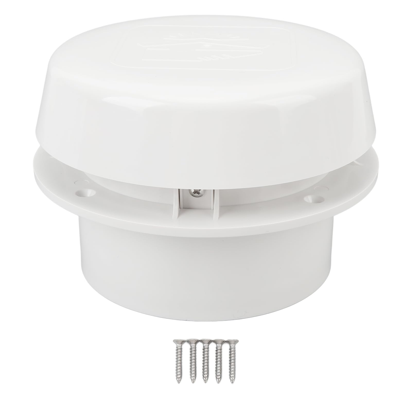 HUSHUI RV Roof Ventilation Cap,Mushroom Head Shape Motorhome Round Exhaust Outlet Vent with Mesh Screen for RV Trailer Camper,155mm