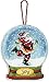 Dimensions Counted Cross Stitch Joy Santa Snow Globe Christmas Ornament Kit, 3.75'' W x 4.5'' H
