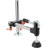 Sliding Table Saw Clamp, Table Saw Presser, 25cm Center Distance | Cast Iron &amp; Aluminum Hold-Down Clamp, T-Slot Compatible for Wood Up to 11cm/4.33", 30mm Rod, Countertop, Non-Slip Handle