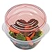 Rubbermaid TakeAlongs Serving Bowl Food Storage Containers, 6.2 Cup, Tint Chili, 3 Count ,Chili Red