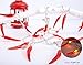 Chili String Lights,40 LEDs 20ft Battery Operated String Lights for Home,Gardens,Park,Patios Decoration,Party,Wedding,Xmas,Chinese New Year,Spring Festival.