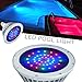 LED Pool Lights Color Changing for Inground Pool, 120V 40W RGB Underwater Pool Light Bulb for Inground Swimming Pool, Medium E26 Replacement for Pentair Hayward Fixture (120V RGB+White)