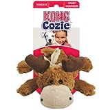 KONG Cozie Marvin the Moose, Medium Dog Toy, Brown [2-Pack]