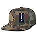DECKY Cotton Flat Bill Trucker Cap, Woodland/Woodland/Olive