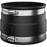 Fernco 4 In. PVC Corrugated Adapter - 1 Each