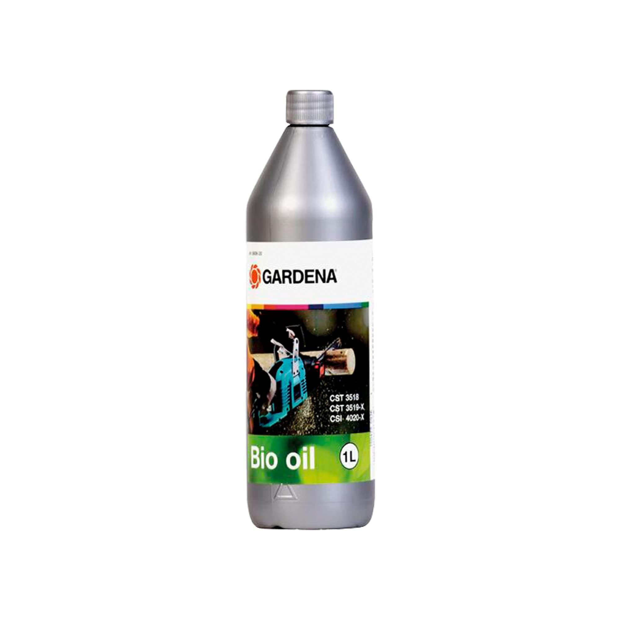 Gardena Bio-Chain Oil, 1 l: Chainsaw Oil for Lubricating the Chain Saw, Purely Vegetable Biodegradable (6006-20)