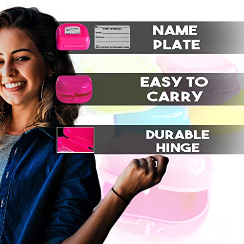 4 Retainer+Case+Orthodontic+Invisalign+Storage