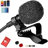 YouMic Lavalier Microphone Clip On - Perfect iPhone Microphone for Recording Interview, Podcast, Blog and ASMR - Best Lapel Microphone for iPhone and Android