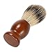 Anself Badger Hair Shaving Brush Wood Handle Men's Facial Blaireau Brush Brown