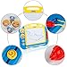 Magnetic Drawing Board for Kids and Toddlers with Stamps and Pen, Erasable Colorful Doodle Board, Preschool Learning and Educational Toy, Portable Magna Doodle Pro for Travel