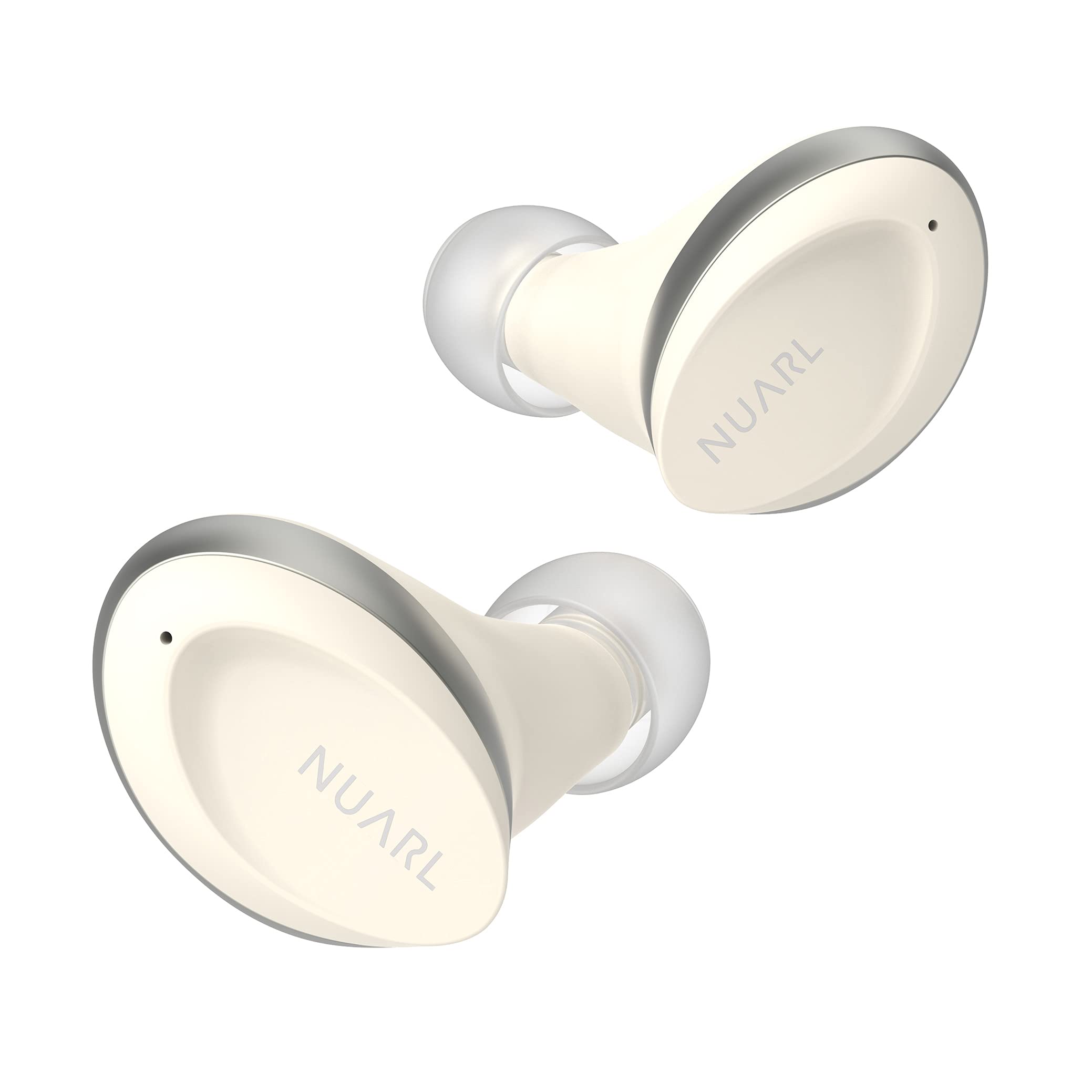 NUARL N6 mini 2SE Complete wireless earphone aptX compatible IPX7 Lightweight and compact can be washed with water waterproof continuous 8h playback Bluetooth5.2 (WS(White Silver))