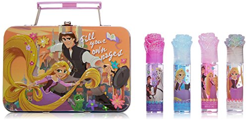 Tangled Townley Girl 4 Piece Super Sparkly Lip Gloss Set for Girls