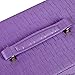 SONGMICS Girls Jewelry Box Lockable Jewelry Case Purple Textured Organizer UJBC133
