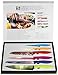 Landscape Kitchen Knife Set in Gift Box - Stunning Gifts For Her and For Him - 6-Piece Colored Sharp Chef Knives Set - Perfect Present for Birthday, Relationship, Friends, Family, Holidays, Graduation