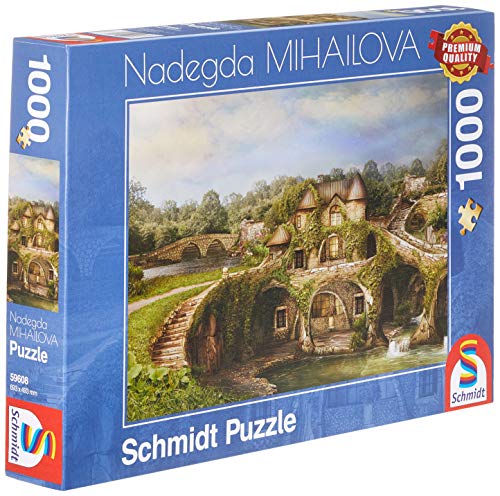 Schmidt Spiele Puzzle 59608 Nadegda Mihailova, Naturhaus, 1000 Teile Puzzle, bunt