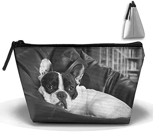 Travel Case Cosmetic Storage Bags Bulldog Lying Down Sofa Makeup Clutch Pouch Organizer Bag Pencil Holder