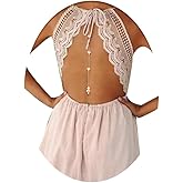 Rhinestone Back Chain Necklace Bridal Wedding Backdrop Body Jewelry for Women Summer Back Necklace