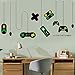 Amaonm Removable Creative Game Controllers Vinyl Wall Decal Peel & Stick Art Decor Games Wall Stickers for Kids Children Boy Bedroom Playroom Nursery Walls Background Decoration (31