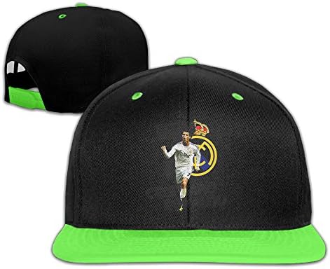 Contrast Christina Ronaldo Real Madrid Player Snapback Baseball Hat Kid RoyalBlue