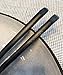 Mintrico Reusable Chopsticks Luxury Japanese Style 5 Pair Set Dishwasher Safe (Dashed)