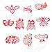 Tattoo Print Blocks Beautiful Small Animal Design Wood Stamps (Set of 10)