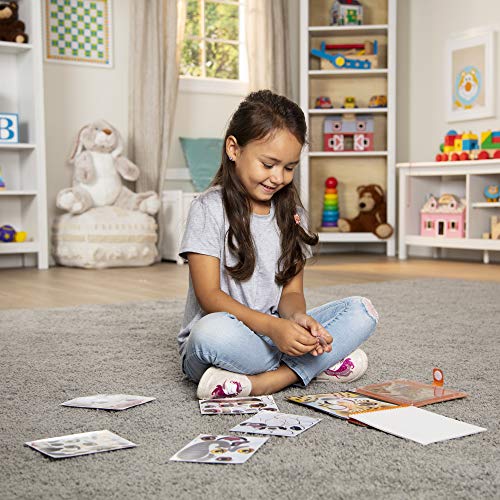 Melissa & Doug On The Go Make-a-Face Reusable Sticker Pad Travel Toy Activity Book - Safari Animals  - //medicalbooks.filipinodoctors.org