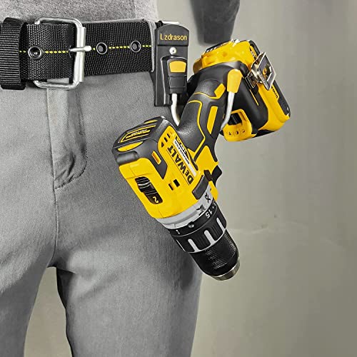 Cordless Tool Holster, Tool Belt Hook with Belt Clip, Drill Holster