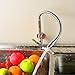 Flexible 360 Degree Swivel Pull Down Kitchen Faucet Single Handle Chrome StoHua Finish Bathroom Kitchen Water Tap Vessel Sink Faucets,Deck Mount