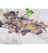 Crocon Multi Fluorite Tumbled Stones and Crystals Bulk Polished Healing Reiki Chakra Irregular Sh...