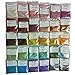 30 Color Pigments Shimmer Mica Powder - DIY Soap Making, Candle Making,Resin Dye, Mica Powder Organic for Soap Molds (5 Grams Each, 150 Grams Total)