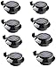 8 Pack Deal - Falove Outdoor Solar Gutter LED Lights - Black Sun Power Smart Solar Gutter Night Utility Security Light
