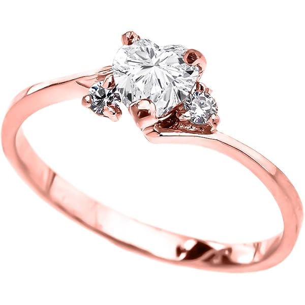 10k Yellow Gold Lifeline Heartbeat Ring - Dainty Modern Pulse EKG Design Band, Size 4