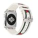 i-Liu Compatible for Apple Watch Band 38mm Leather Sport Compatible iWatch Apple Watch Series 3 Series 2 Series 1 Womens Soft Nylon Nike + Sports Edition - White