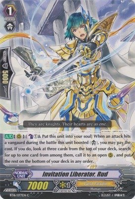 Cardfight!! Vanguard TCG - Invitation Liberator, Rud (BT16/077EN) - Booster Set 16: Legion of Dragons & Blades ver.E