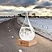 3D HOME Storm Glass Weather Stations Water Drop Weather Predictor Creative Forecast Nordic Style Decorative Weather Glass (Small)