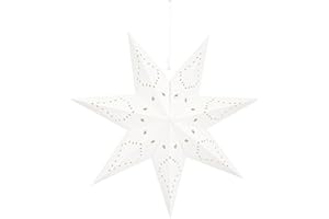 Yeekea Paper Star Lantern Decoration Perfect for Weddings, Christmas Holiday Birthday Party Celebration & Home Decor (White)