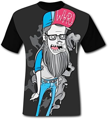Dope Man 3D Printed Short Sleeve for Male Tops T-shirt Street Unisex Clothes Round Neck Tees L