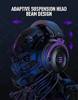 EKSA E900 Wired Gaming Headset Purple – 50mm Driver, Detachable Mic, view 9