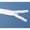 YKK-10-Boat-Top-Zipper-White-24-Inch-Seperating-Double-Metal-Tab-Slider