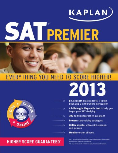 Kaplan SAT 2013 Premier with CD-ROM