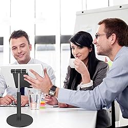 SKEJER Cell Phone Stand for Desk Adjustable Height