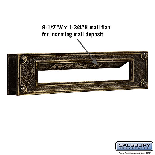 Salsbury Industries Deluxe Solid Brass Mail Slot Pricepulse