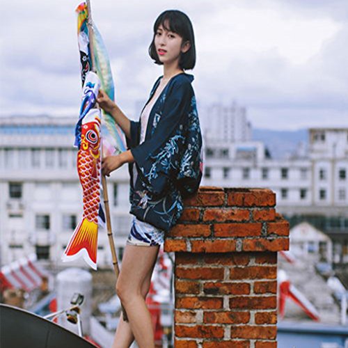 70cm Koi Nobori Carp Wind Socks Koinobori Colorful Fish Flag Hanging Wall Decor