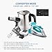 DOACE C8 2000W Travel Voltage Converter 220V to 110V for Hair Dryer Steam Iron, 8A Universal Power Adapter with All in One UK/AU/US/EU Worldwide Plug Wall Charger for Laptop MacBook Camera Cell Phone