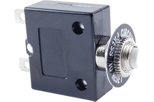 LED GROUP BUY NTE Electronics R58-5A Series R58 Thermal Circuit Breaker, 250" Quick Connect Terminal, 0.026 Ohms Resistance, 5 Amp