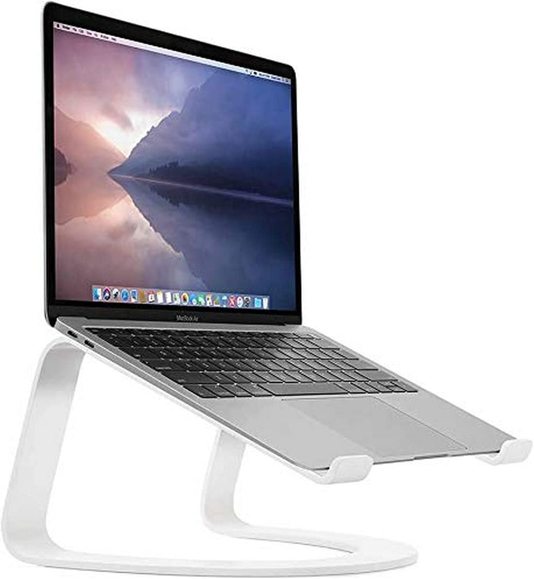 Twelve South Curve for MacBooks and Laptops | Ergonomic desktop cooling stand for home or office, white (special edition): Computers & Accessories